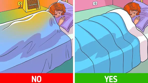 6 دلیل که چرا شب ها نباید در اتاق گرم بخوابیم؟