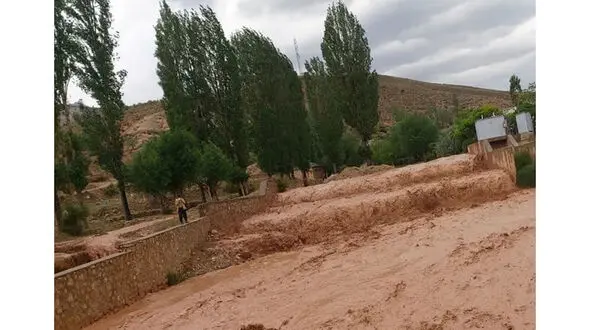 سیل یک کشاورز را با خود برد /  همه در روستا شوکه اند