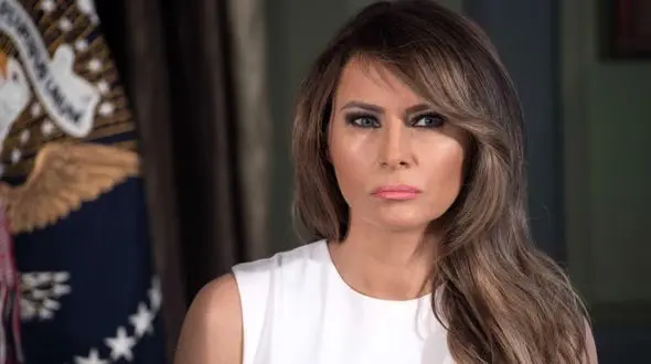 ملانیا تنها بانوی اول آمریکا که عکسش را  منتشر شد ! + تصاویر 