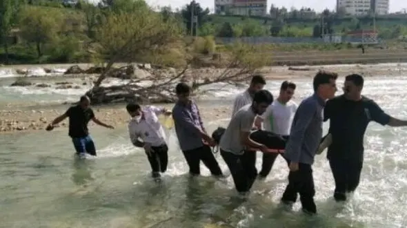 رودخانه بشار جان جوان یاسوجی را گرفت 
