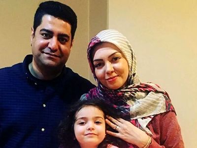 فیلم ضجه های سجاد عبادی همسر مرحومه آزاده نامداری در مراسم ترحیم/روحش شاد و یادش گرامی