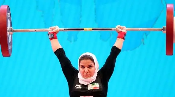 نخستین وزنه بردار زن ایران در مسابقات جهانی