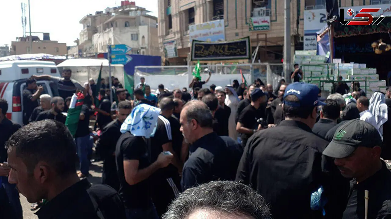 12 کشته در سقوط دیوار بتونی در برابر حسینیه تهرانی ها / وحشت در کربلا+ عکس