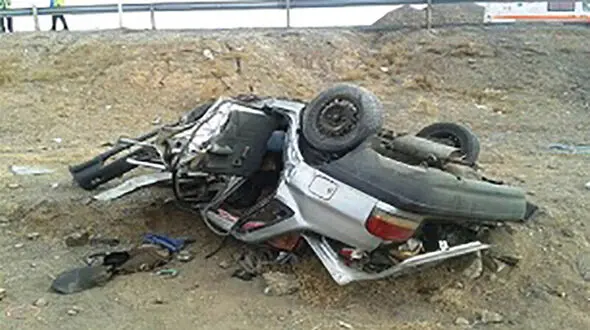 واژگونی خودرو پراید 3 کشته در پی داشت 