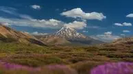 قابی تماشایی از نمای جنوب غربی کوه دماوند + فیلم