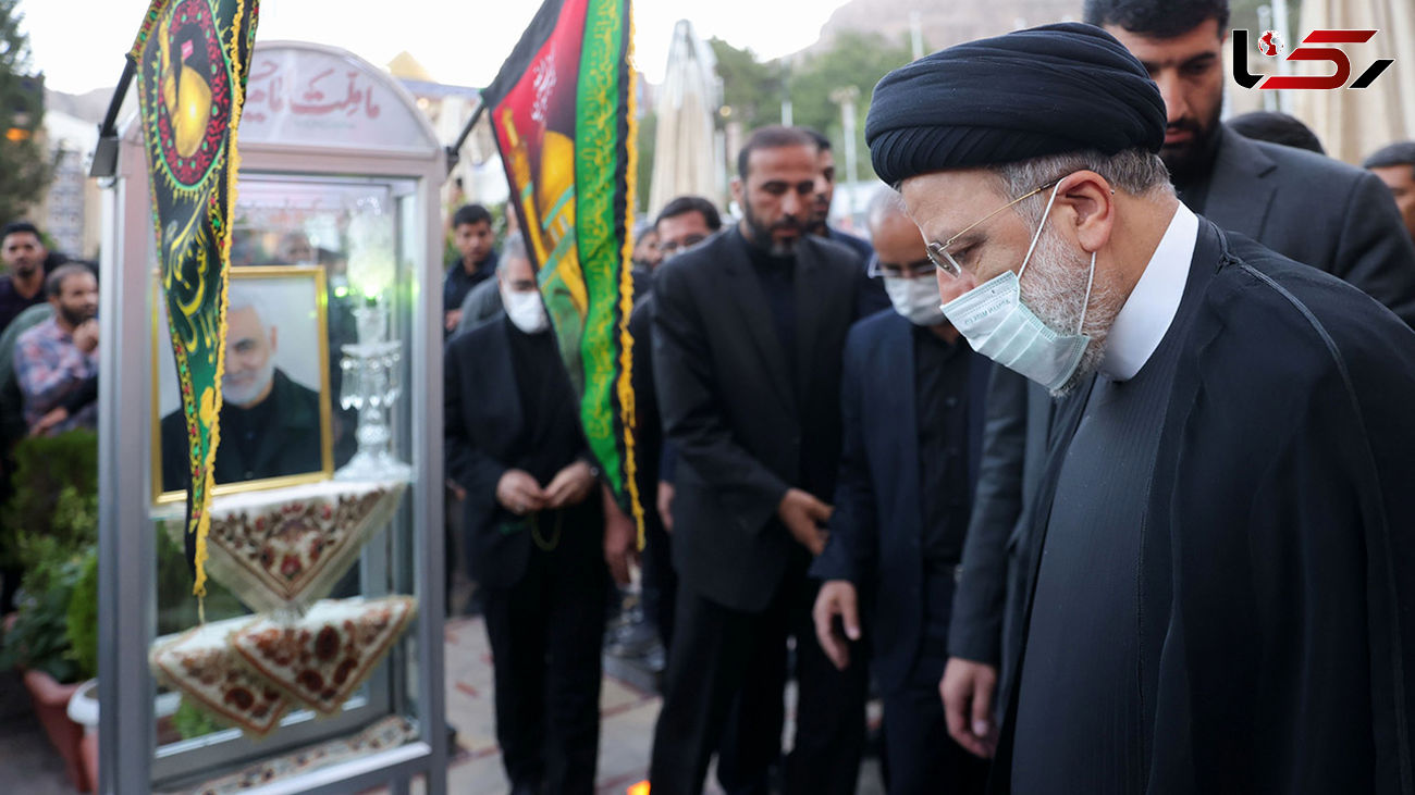 رییس‌جمهور به مقام شامخ سپهبد شهید سلیمانی ادای احترام کرد