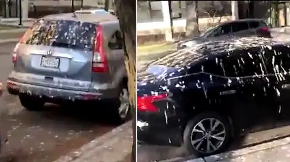 اتفاق کثیفی که در این کوچه برای ماشین ها می افتد! + فیلم