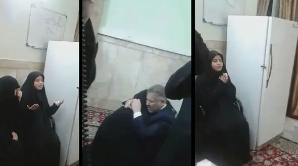  دختر جوان نابینا در حرم امام رضا(ع) شفا گرفت /فیلم شکرگزاری این دختر را ببینید+فیلم و عکس