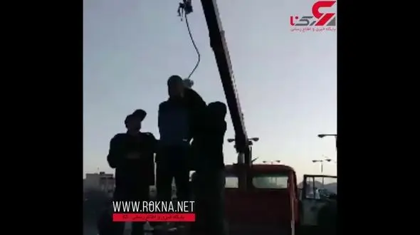 فیلم لحظه ی اعدام قاتل ملیکا در ملا عام + جزییات