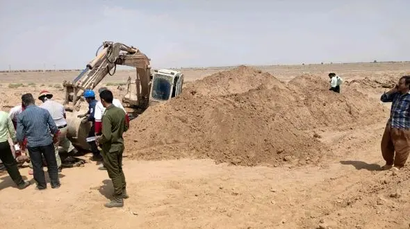 زنده به گور شدن 2 جوان در زیر شن و ماسه در بافق
