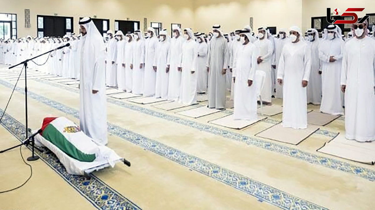 مراسم خاکسپاری رئیس امارات برگزار شد