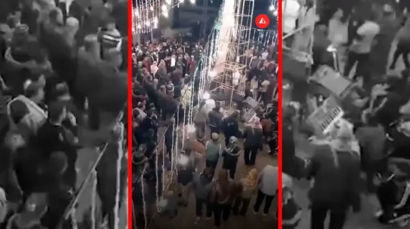 فیلم انفجار در جشن عروسی سوریه