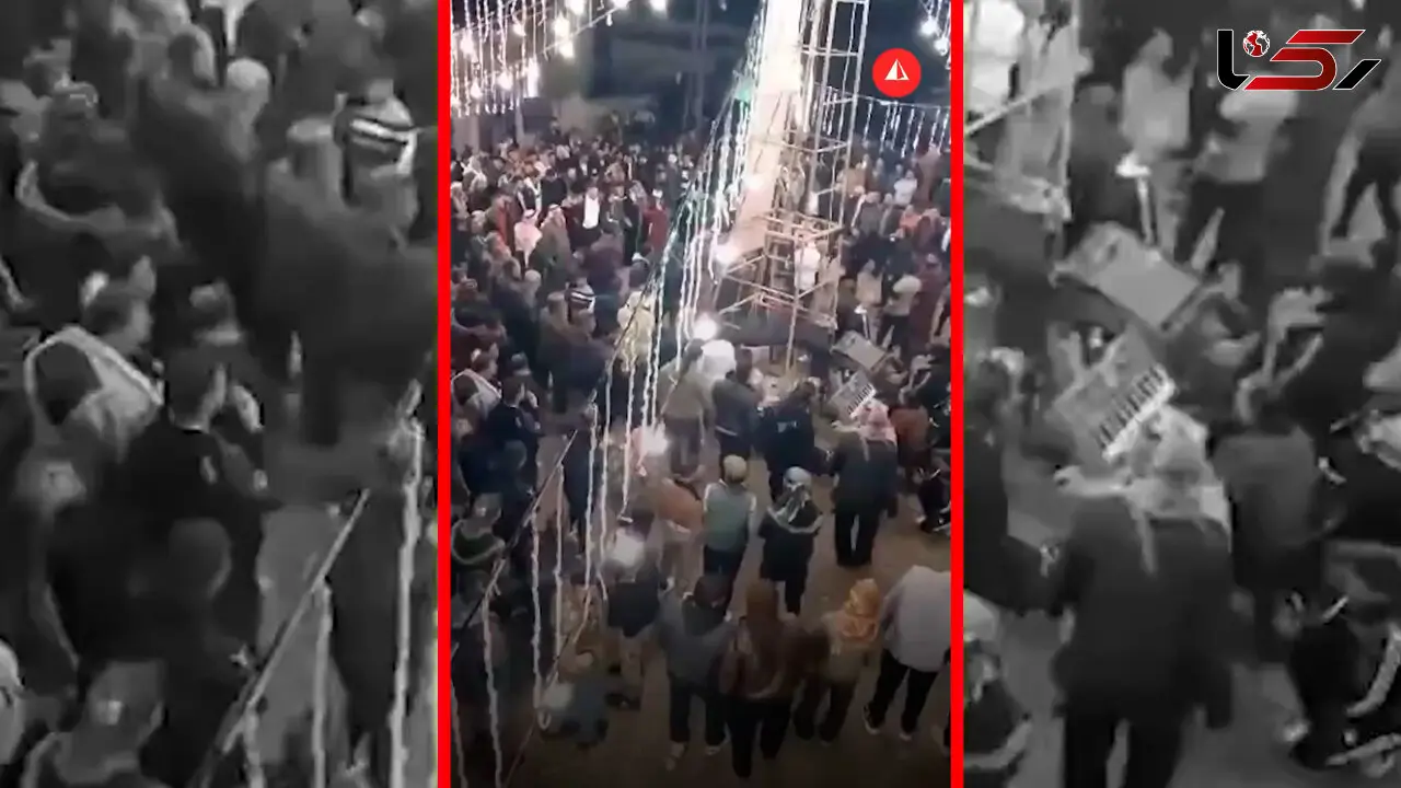 فیلم انفجار در جشن عروسی سوریه