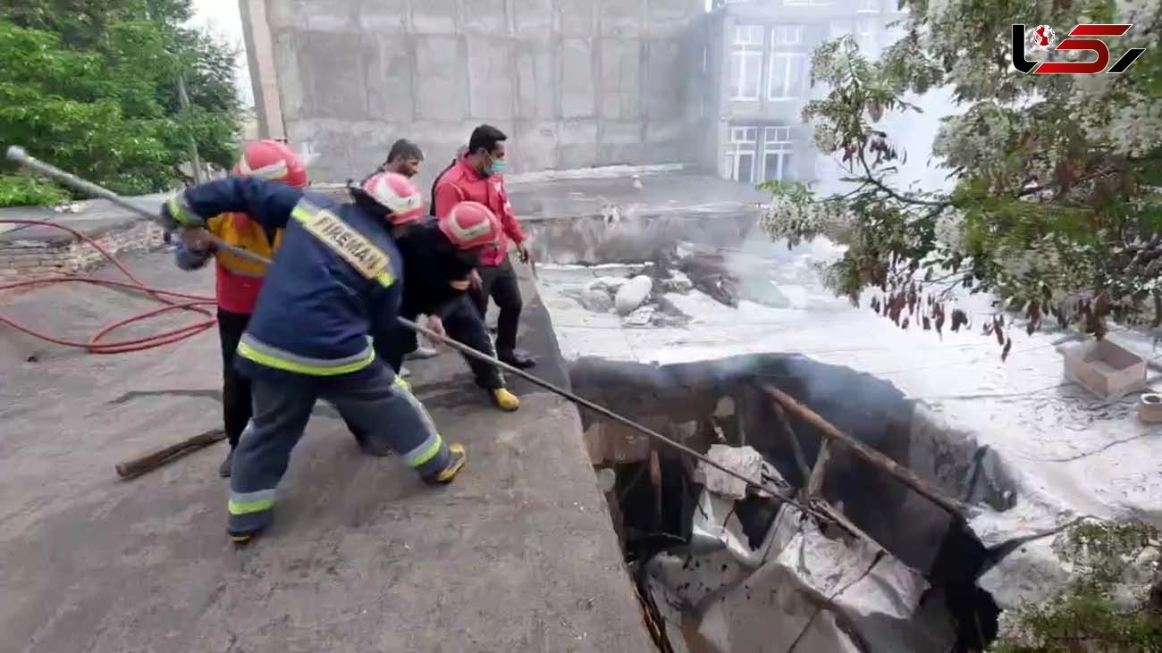 تخریب کامل یک واحد مسکونی بر اثر آتش‌سوزی در اهر
