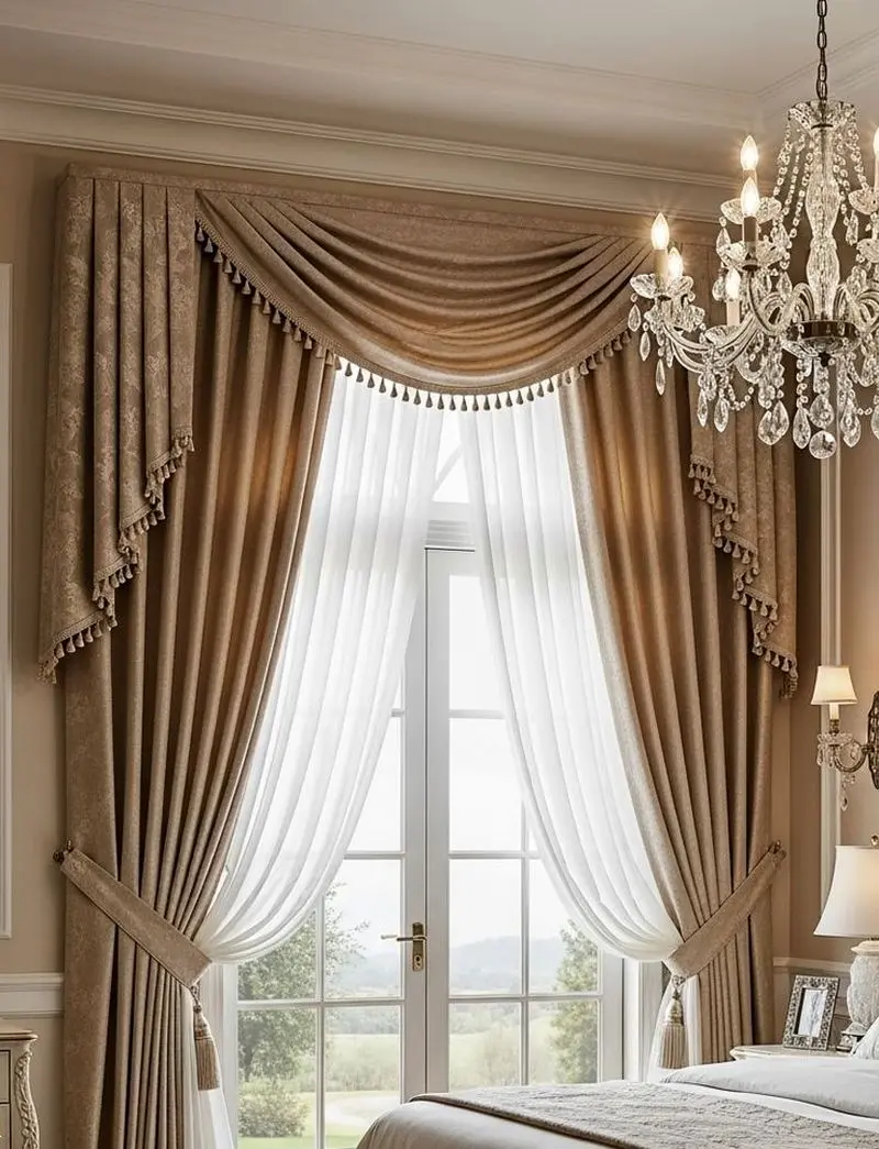 مدل پرده سلطنتی نوروز ۱۴۰۵ | جدیدترین و لوکس ترین مدل پرده سلطنتی از پذیرایی تا اتاق خواب برای نوروز ۱۴۰۵ که عروس های شیک پسند ازش کلی ایده میگیرن!