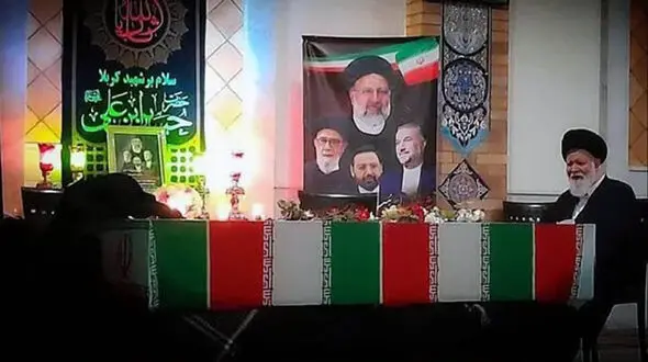 وداع آیت الله علم الهدی با شهید سید ابراهیم رئیسی