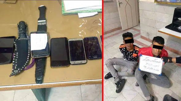 این 2 مرد را می شناسید؟ / آنها با قمه نیم متری چه می کردند؟  + عکس