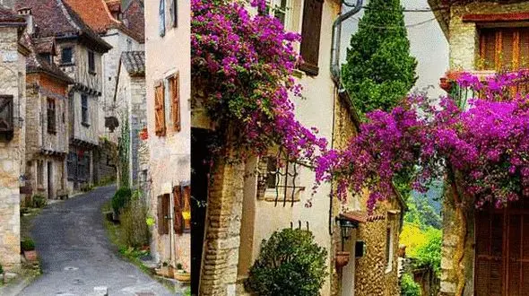 روستایی رویایی و شگفت انگیز در فرانسه