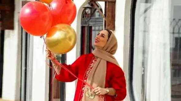 عکس کیک تولد سوگل طهماسبی بازیگر متین و باوقار با تم زمستان و کریسمس/ انتخاب کیک به سلیقه همسر خانم بازیگر