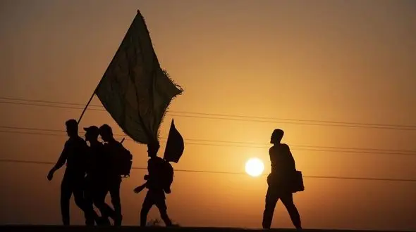 جمعی از زائر اولی های تحت پوشش بهزیستی به کاروان اربعین پیوستند