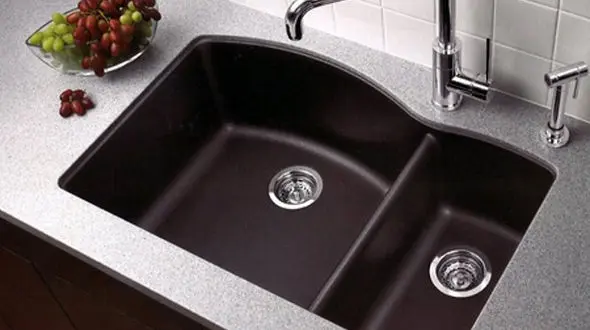 مدل سینک های تیره آشپزخانه