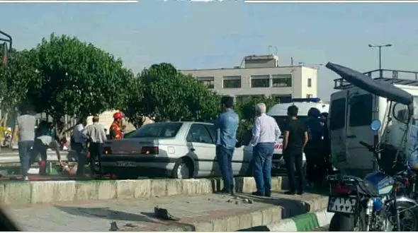 حادثه هولناک در امیرآباد شمالی تهران + عکس 