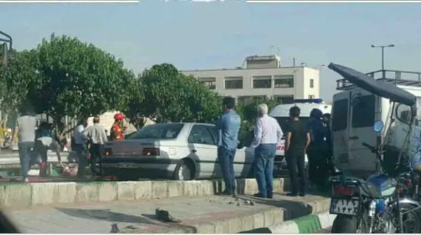 حادثه هولناک در امیرآباد شمالی تهران + عکس 
