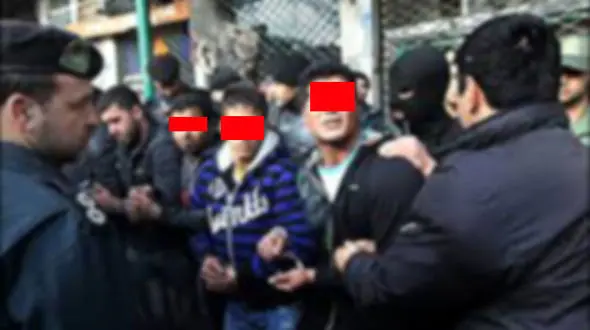 دستبند پلیس بر دستان 11 متخلف و مزاحم خیابانی