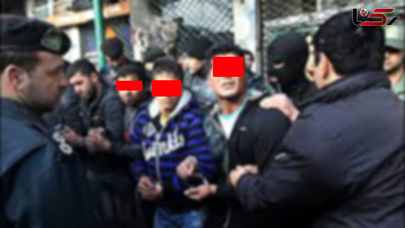 دستبند پلیس بر دستان 11 متخلف و مزاحم خیابانی