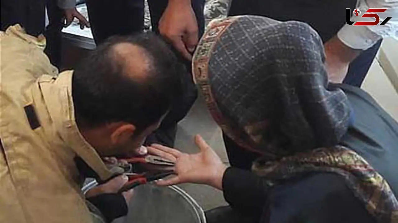  انگشتر تنگ دردسرساز شد +عکس 