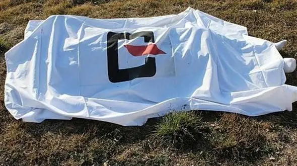 تصویر جسد مرموز در کنار رودخانه همدان+ عکس
