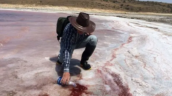 موجود عجیب در دریاچه ارومیه! / ماجرای انتشار یک فیلم