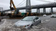 "Video of Heavy Rainfall and Flooding in New York"