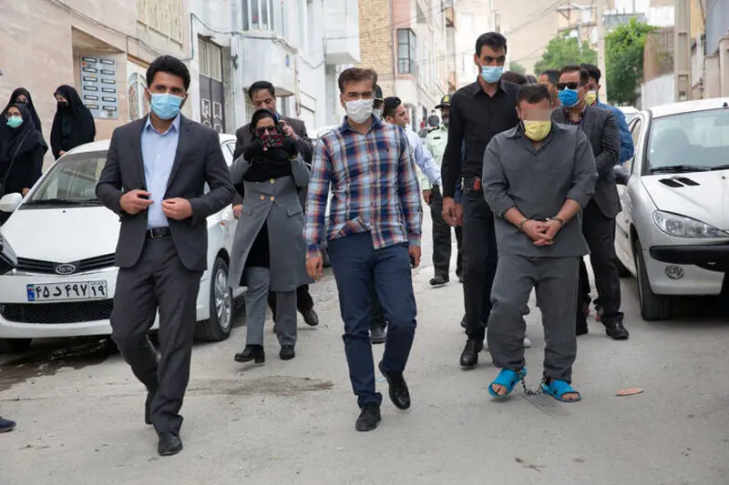 صحنه قتل شهرک پردیس کرمانشاه بازسازی شد