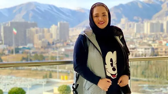 خانم بازیگر معروف درکنار برادرش