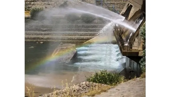 سد طالقان تهران سرریز شد