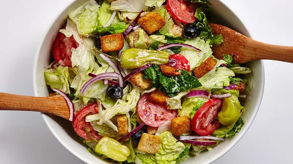 سالاد لاغری با نان تست +دستور تهیه