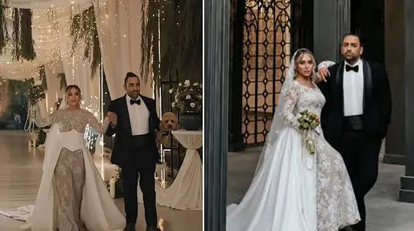 فیلم / نگاهی به عروسی سامان گوران با عروس خانم زیبایش