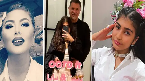 عکس دیده نشده از زن اول علی دایی / مامان دنیز دایی از دخترش جوان تر است!