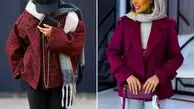 پاییز با کت زرشکی زنانه؛ 15عکس الهام‌ بخش برای شیک‌ پوشان
