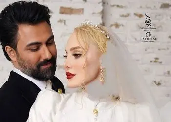 فیلم / نگاهی بر چیدمان مدرن و لوکس خانه آرام جعفری نو عروس سینمای ایران  / از  فرش پتینه تا دکوراسیون سفید کوریدور از  مبلمان کلاسیک تا پاسیوی دلباز با لوستر بلوری و حیوان خانگی زیبای عروس و داماد ...