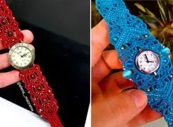 ساعت مچی دسته بافتنی؛ اکسسوری منحصربه فرد برای تیپ بوهو