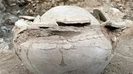 کشف کوزه 1200 ساله‌ با محتویات ترسناک + عکس