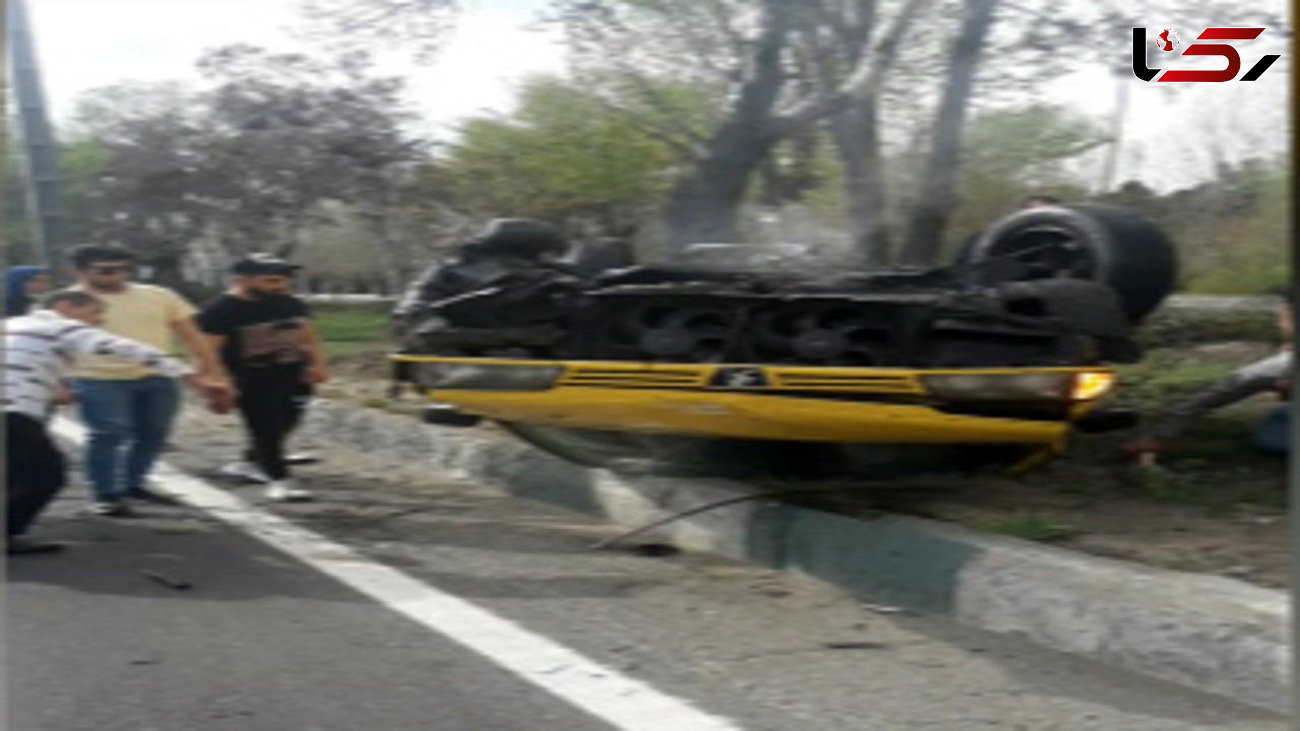 این تاکسی زردرنگ در تهران بوی مرگ می داد + فیلم