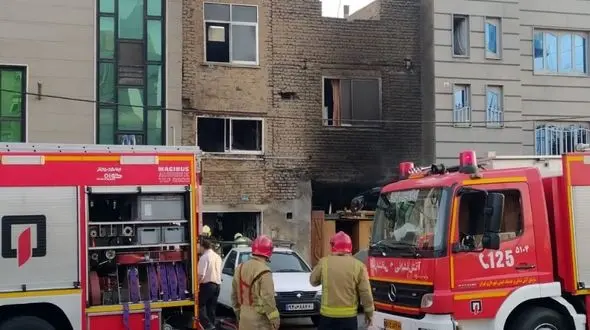 انفجار هولناک کپسول گاز در غرب تهران + تصاویر