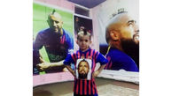 تمجید ستاره بارسا از کودک 6 ساله ایرانی / آدرین با 400 روپایی رکورد زد + عکس