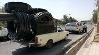 ممنوعیت دریافت خسارت حمل بار اضافه وسایل نقلیه باری توسط شهرداری تهران