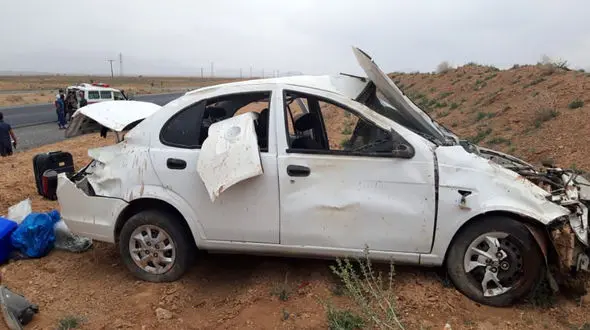 7 کشته و زخمی در واژگونی هولناک ساینا در جاده شیراز