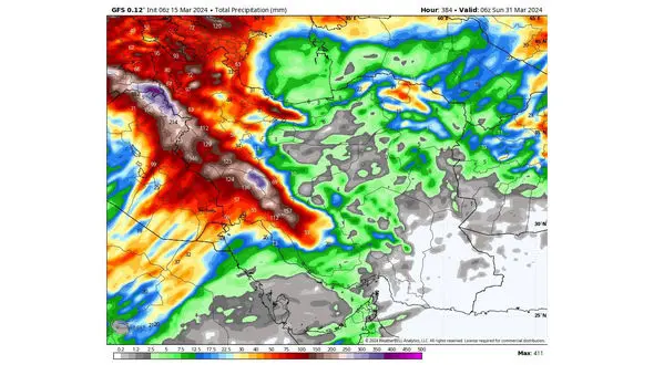 نگاهی به وضعیت ترسالی ۱۵ روز آینده کشور