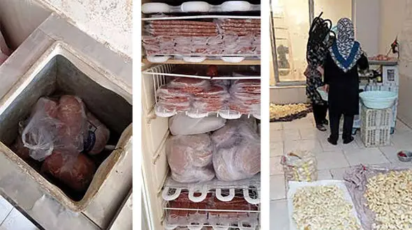 افشای راز کارگاه زمینی تولید همبرگر در مشهد / همه شوکه شدند + عکس